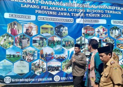 Desa Kedondong Wakili Kabupaten Madiun Lomba Pelaksana Gotong Royong Tingkat Provinsi